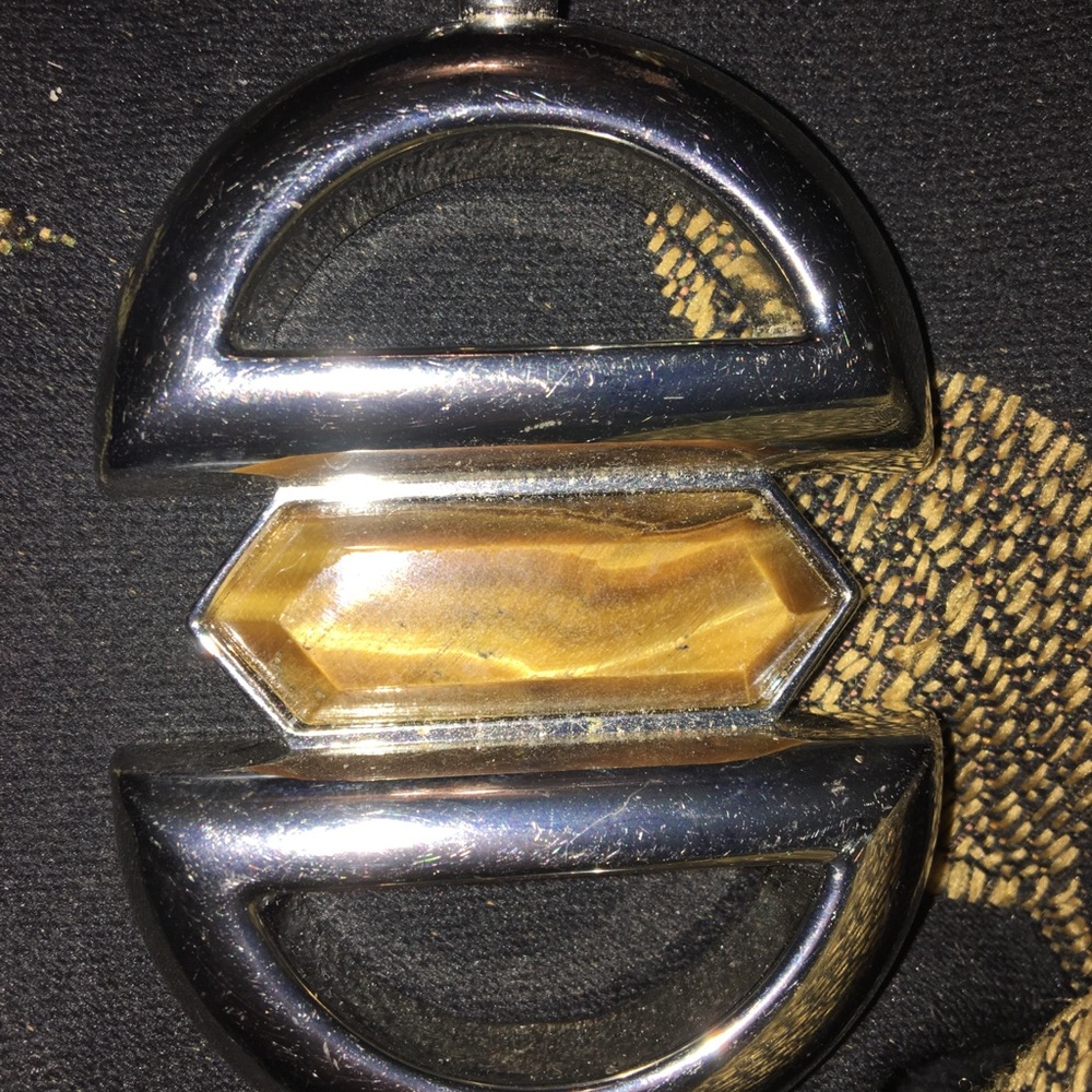GENUINE TIGER EYE NECKLACE VERY LARGE BEAUTIFUL